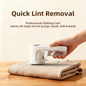 Nhung tái sử dụng cảm thấy tự làm sạch tĩnh điện Hướng dẫn sử dụng 3 trong 1 Mini điện vải Máy cạo râu Type-C Hướng dẫn sử dụng kim loại Lint <span class=keywords><strong>Remover</strong></span> - Product Image 2