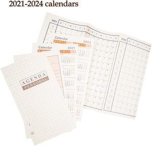 A6 Refill Paper Undated Planner with Dividers Week of Month Plan Lined Papers Notebook Planner Refillable Inserts - Product Image 3