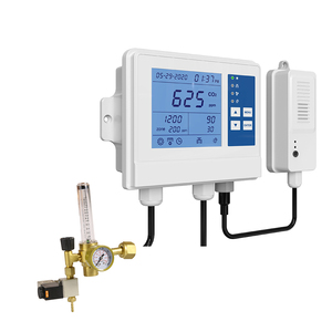 Controladores de CO2 para salas de cultivo e invernadero Controlador de monitor de dióxido de carbono de día y noche para válvula de generador de CO2 on/off - Product Image 1