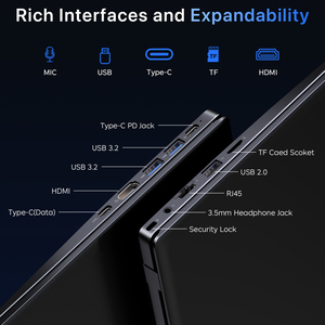 แล็ปท็อปสำหรับเล่นเกม I5-1240P คอร์พิมพ์ลายนิ้วมือได้ถึง4.4กิกะเฮิร์ตซ์แล็ปท็อปธุรกิจคอมพิวเตอร์แบบมีไฟด้านหลังสำหรับแล็ปท็อป DDR5ขนาด24กิกะไบต์ขนาด1เทราไบต์ของใหม่ - Product Image 4