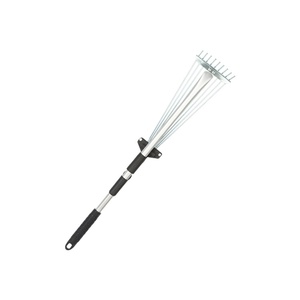 9齿专业金属伸缩园艺铝耙轻质叶耙叶片清洁 - Product Image 3