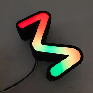 Personalizzato grande Outdoor RGB-programmabile 3D LED segnaletica lettere illuminate per Business & Store pubblicità per auto e uso aziendale - Product Image 5