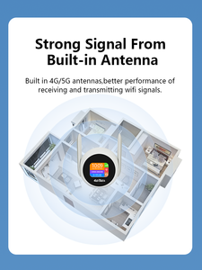 DNXT Xách Tay 4G Router Sim Khe Cắm Thẻ 2 Antenna 300Mbps Wifi CPE Chức Năng Tường Lửa Nhà Mini EU Phiên Bản - Product Image 5
