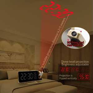 Электронные цифровые часы-будильник для спальни - Product Image 4