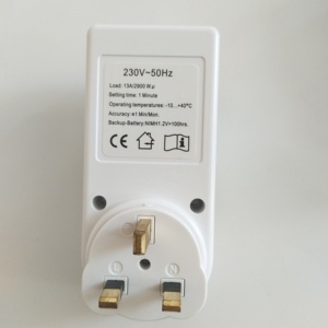 Täglich wöchentlich programmier barer digitaler LCD-Display-Timer Elektronischer Zeit schalter mit UK-Steckdose 13A 2900W TM03 - Product Image 4