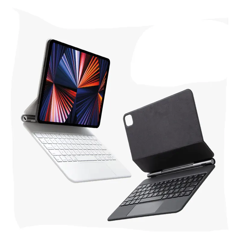 Custodia per tastiera magica Wireless magnetica in lega di alluminio di vendita calda 2023 per Apple iPad Pro 11 pollici per iPad Air 4 5 10.9 pollici