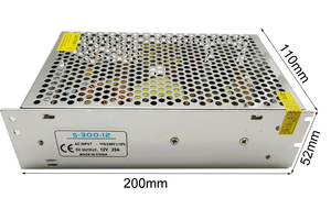 100 Вт светодиодный силовой трансформатор переменного тока 100V-240V вход DC 12V 24V 20A выходной источник питания ленточный преобразователь напряжения CE ROHS - Product Image 3