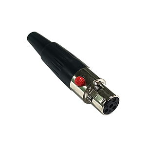 红色按钮4针迷你XLR连接器TA4F适配器母插头麦克风音频连接器 - Product Image 4