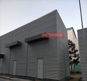 Pannello di rivestimento in alluminio ondulato per facciata esterna decorativo 3D Wave Great Wall pannello per parete continua fogli di rivestimento in metallo - Product Image 5