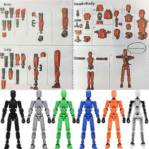 Multi-Jointed Movable Shapeshift Robot 3D Printed Creative Action Figure Robot 13 Movable Joint Robot Action Figure <strong>Toy</strong> - Product Image 5