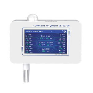 Sistema de monitoreo de calidad del aire ambiental continuo montado en la pared con salida de datos - Product Image 1