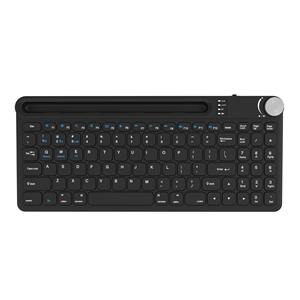 Ultra-Thin Dual Mode <strong>Wireless</strong> <strong>Keyboard</strong> for Office Cell Phone Computer &amp; Tablet Factory U Slot Stand USB Interface New
