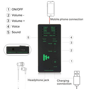 Mini máquina portátil de efectos de sonido, dispositivo cambiador de voz, tarjeta de Audio, cambiador de sonido - Product Image 3