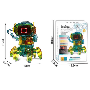 Новинка DIY программируемый робот STEM Technology сборная игрушка научный эксперимент Образовательный детский подарок для детей - Product Image 5