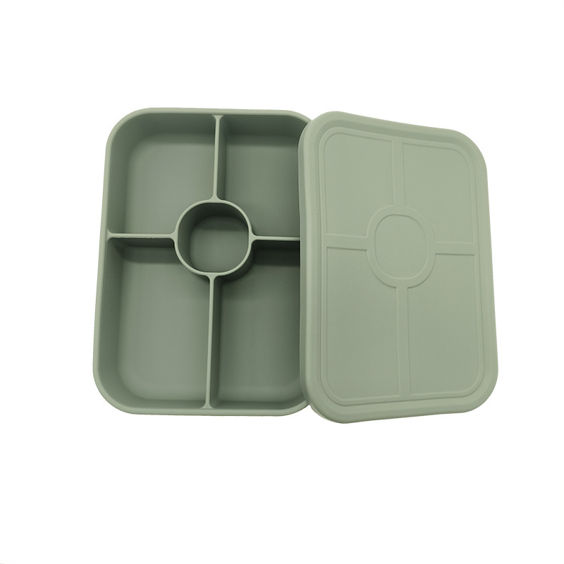 กล่องอาหารกลางวันรูกลม