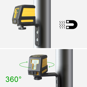 Nova products2 linhas verde 360 piso auto nivelamento automático rotativo nível do laser cruz com Suporte Para A Construção de Ferramentas De Medição