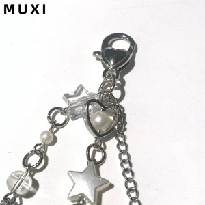Tatlı ve Girlish kelebek yay anahtarlık tuşları için UV baskı ile sevimli ve oynak kolye aksesuarı - Product Image 5