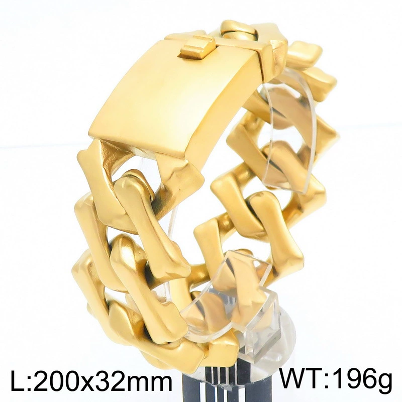 Bracelet surface sable doré 20cm * 32mm