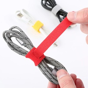 Gancho de doble cara reutilizable, lazo para cables, gancho de nailon y correas de bucle, bridas para cables, organizadores para vinos y cordones - Product Image 5
