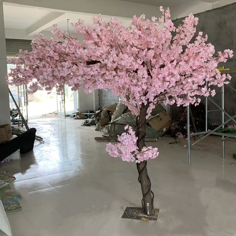 Kunden spezifische Größe Farbe Kirschblüten baum Großhandel künstliche Kirschblüte Blumen baum