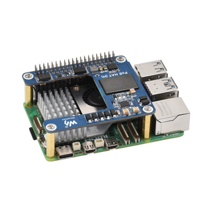 Power Over Ethernet HAT (H) für Raspberry Pi 5 / CM 5, 5V 5A-Ausgang Unterstützt 802.3af/at Network Standard Isolated Switched-Modus - Product Image 5