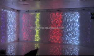 24V 2 Mt 3 Mt Outdoor Point Control Programmable <strong>DMX</strong> Smart Curtain <strong>Light</strong> <strong>String</strong> - Product Image 3