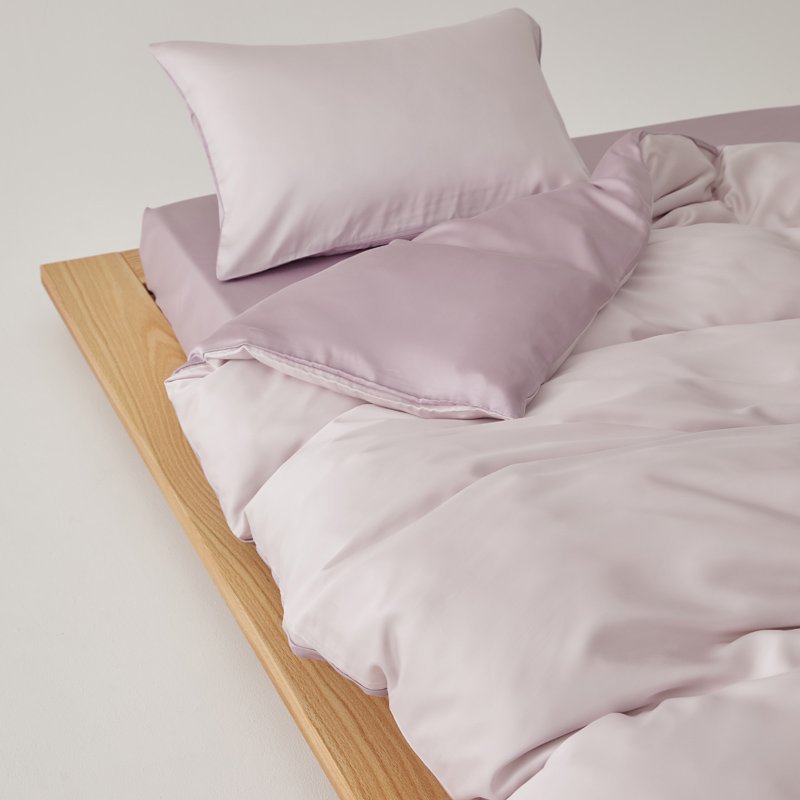 Rose rêveur + violet neige