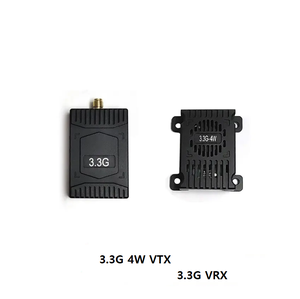 3.3GHz 4WVTX送信機3.3GHz 16CHRX受信機FPVレーシングドローン用広帯域ビデオ受信機 - Product Image 2