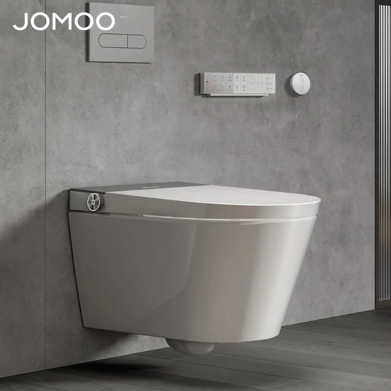 JOMOO ปุ่มอัจฉริยะแบบแขวนติดผนัง,ถังใส่น้ำเพื่อล้างทำความสะอาดแบบ ECO Flush Siphon พร้อมห้องส้วมแบบซ่อน