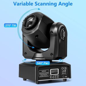 עוצמה גבוהה קרן ספוט שטיפה זום <span class=keywords><strong>LED</strong></span> אור ראש נע עם אפקטי דפוס לתאורת במה DJ צבע מלא תוסס - Product Image 4
