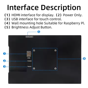 Hot Sale 8-Zoll-LCD-Display HMI-Karte 1280*800 Auflösung 8 "LCD-Touchscreen für Raspberry Pi 3/4B Factory Direct