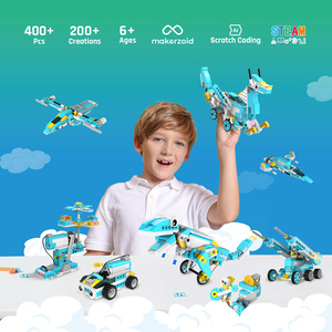 200-in-1 STEM Building Coding Kit Pädagogisches Scratch Junior-Programmieren Lernen für Kinder 6-14 Educational Maker Boards