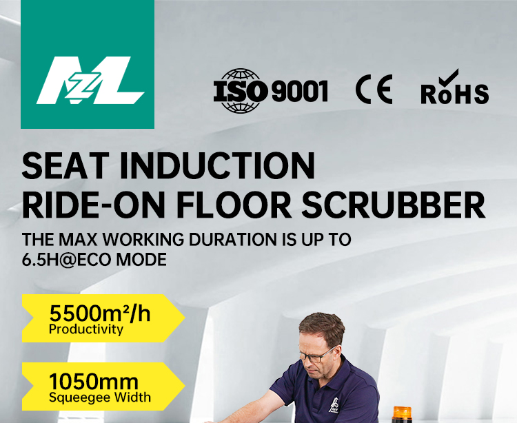 110L Electric Double Disc Commercial Marble Floor Cleaning Equipment Vacuum Scrubber Machine Floor Scrubber