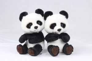 מותאם אישית חמוד panda צעצועים panda דוב panda ממולא חיה עם מילוי pp כותנה