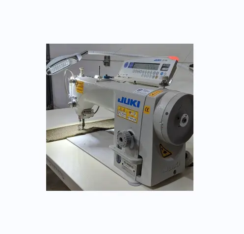 Máquina de costura industrial jukis, baixo preço usado ddl 9000b lockstitch único agulha máquina de costura automática ver