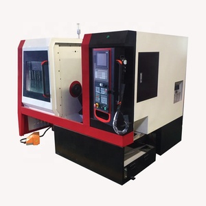 Minimáquina de torno CNC ck6140, torno de cama plana, Centro de torneado cnc con función de perforación de torno de torreta eléctrica - Product Image 1
