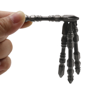 65mm Double Head Phillips Magnetic Screwdriver Bit Anti-Slip Power <strong>Tools</strong> <strong>S2</strong> PH2 1/4&quot; Hex Shank Electric Screw Driver Bit - Product Image 5