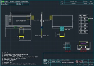 Serial Graphic COG 128x64 pantalla LCD Serial Graphic Screen COG 12864 LCD Pantalla positiva semitransparente - Product Image 6