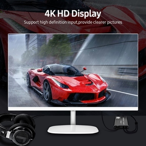 NK-S41 HDMI游戏采集卡USB3.0捕获HDMI 4Kp60兼容PS4/开关/相机/录制/实时流黑色 - Product Image 5