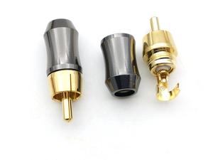 <span class=keywords><strong>RCA</strong></span>连接器黄铜<span class=keywords><strong>RCA</strong></span>公插头音频视频电缆适配器焊接适配器
