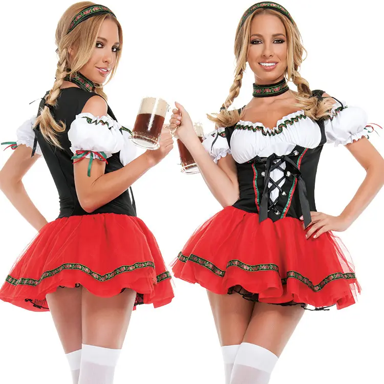 German Oktoberfest beer girl costume bar maid maid costume