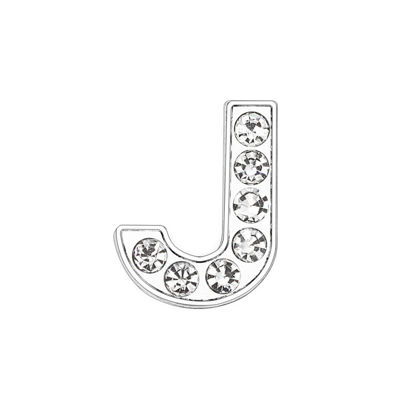 Silver-Letter J