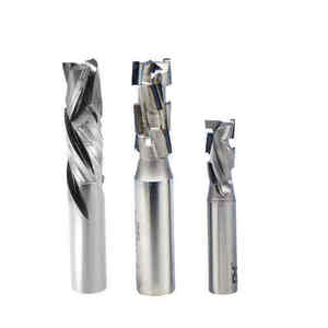 TOOLSWANG Woodworking <strong>Cutter</strong> <strong>PCD</strong> CNC End Mill Diamond Spiral Router Bit Milling <strong>Cutter</strong> for Chipboard Coated With OEM - Product Image 1