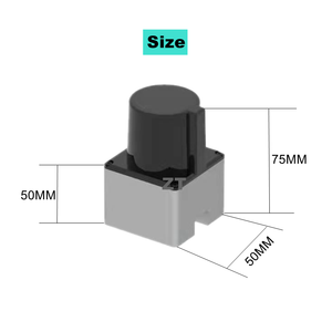 50m Entfernung, hohe Präzision und hohe Rotations frequenz, geringes Rauschen und kleiner, leichter Lidar-Sensor zur Vermeidung von Hindernissen - Product Image 3