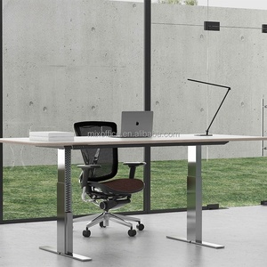 Mesa eléctrica de altura ajustable, escritorio de oficina fijo, ergonómico, ejecutivo, de pie - Product Image 3