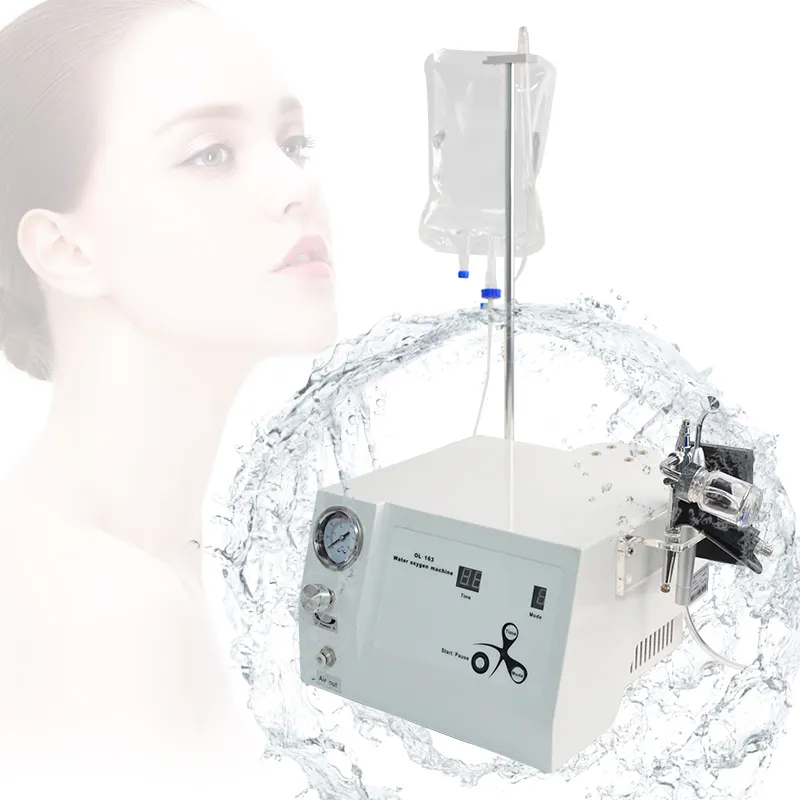 Máquina de rejuvenecimiento facial 3 en 1, dispositivo portátil de máquina de belleza para salón de spa, aqua jet, exfoliación de agua, oxígeno, chorro, jeet