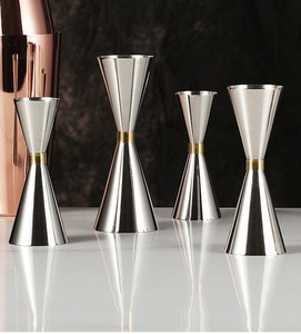 Factory Wholesale Pure Stainless Steel <strong>Jigger</strong> with Scale Mark for bar Cocktail - Product Image 2