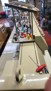 Original <strong>Condition</strong> Used <strong>Computer</strong> <strong>Controlled</strong> 4 Heads 15 Needles Embroidery Machine Embroidering Pattern Machine Ready to Ship - Product Image 6