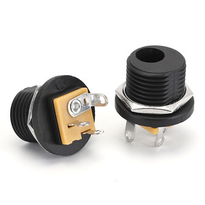 DC-021パネルマウントDCジャック2.5mmDC12V 2Aバレル電源コネクタ5.52.5dcプラグ - Product Image 1