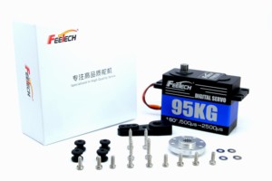12V High Torque Giant Servo 100kg-180kg Brushless Motor Part for 1:5 Scale RC Car &amp; Robotics for RC Airplane Parts